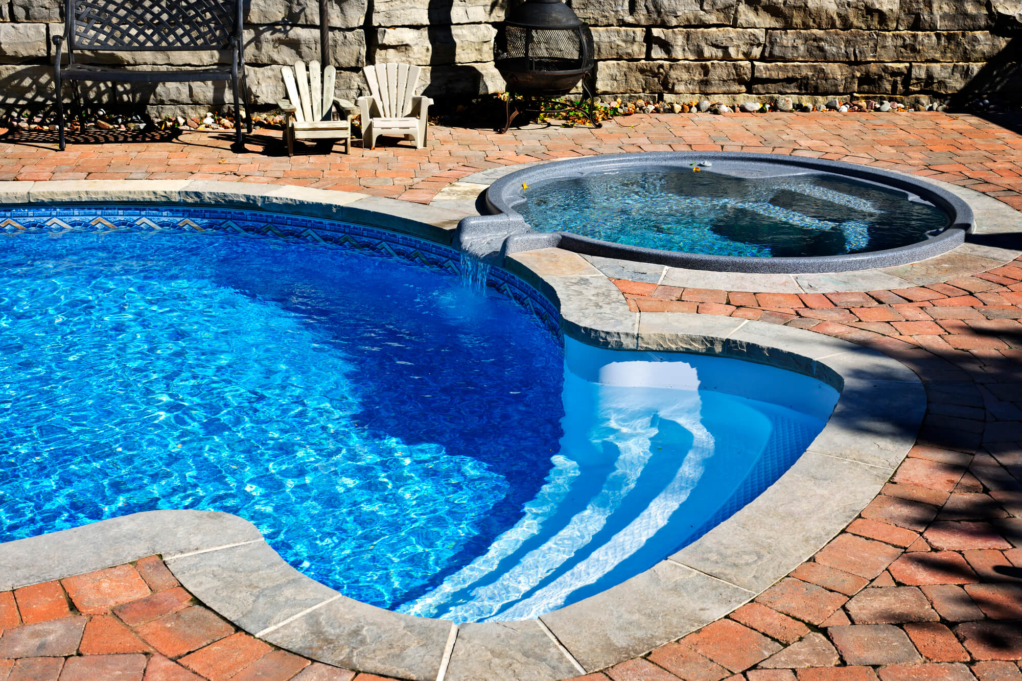 Completed pool remodel